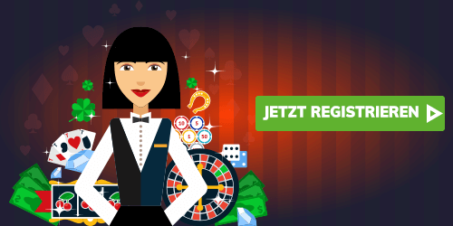 Bahigo Casino Willkommensbonus bei Registrierung mit Roulette Poker und Geldsymbolen
